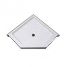 Aquarius Bathware AS000131-C-000-BON - AcrylX? neo-angle shower pan (G4242NA PAN)