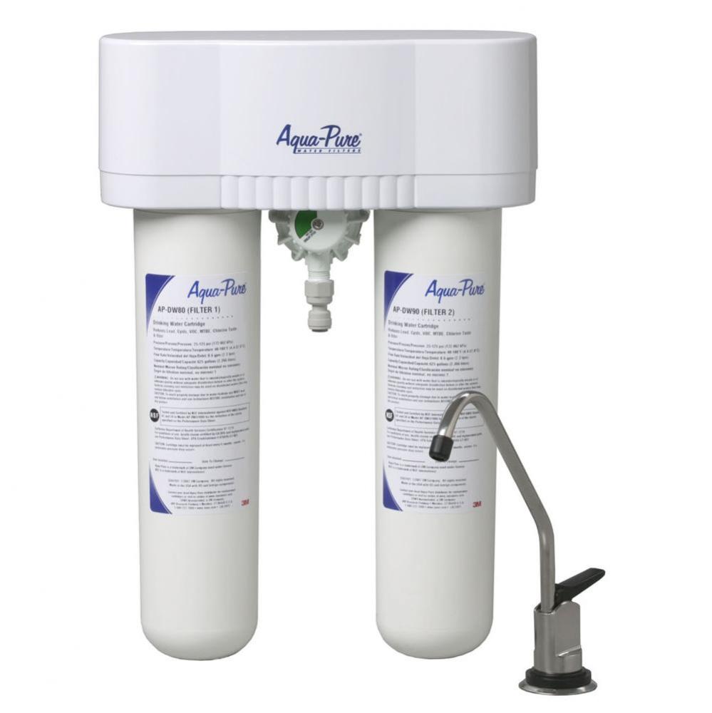 Under Sink Dedicated Faucet Water Filtration System AP-DWS1000, 5583101, 0.5 um