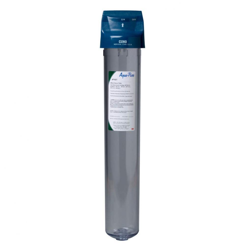 AP100 Series Whole House Water Filter Housing AP102T, 5530008, Standard, 2 High, Transparent Plast