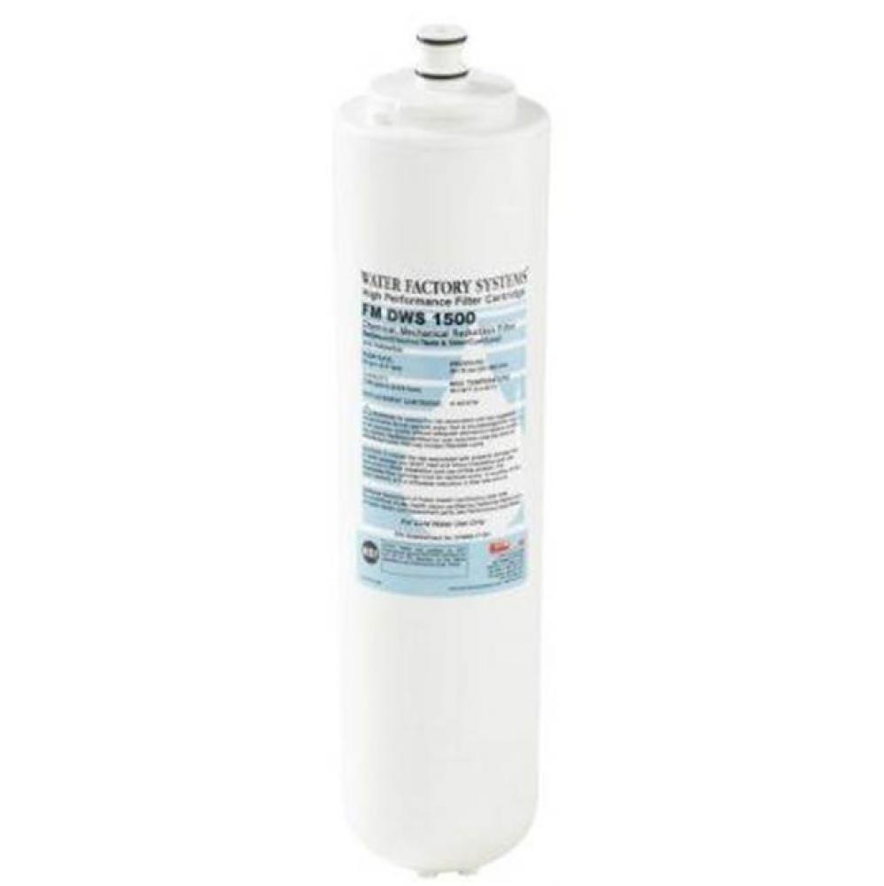 Water Factory Systems Under Sink Water Filter Cartridge FM 1500 CTG, 47-5574704, 0.5 um