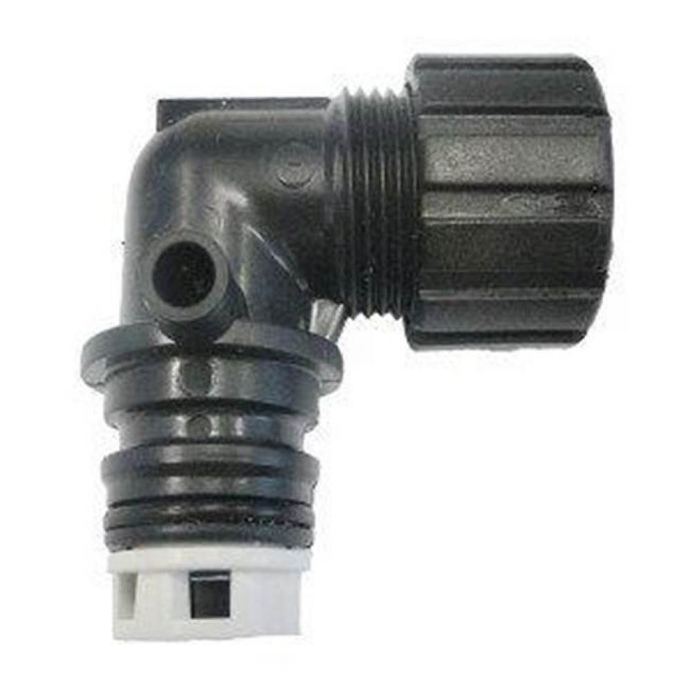Male Drain Elbow Clack V3158-01, For Water Treatment Systems, 3/4 in