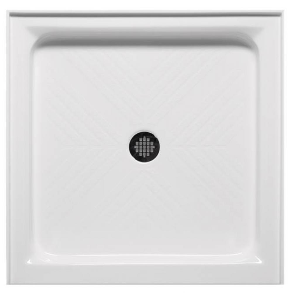 36'' x 36'' Double Threshold Shower Base - White