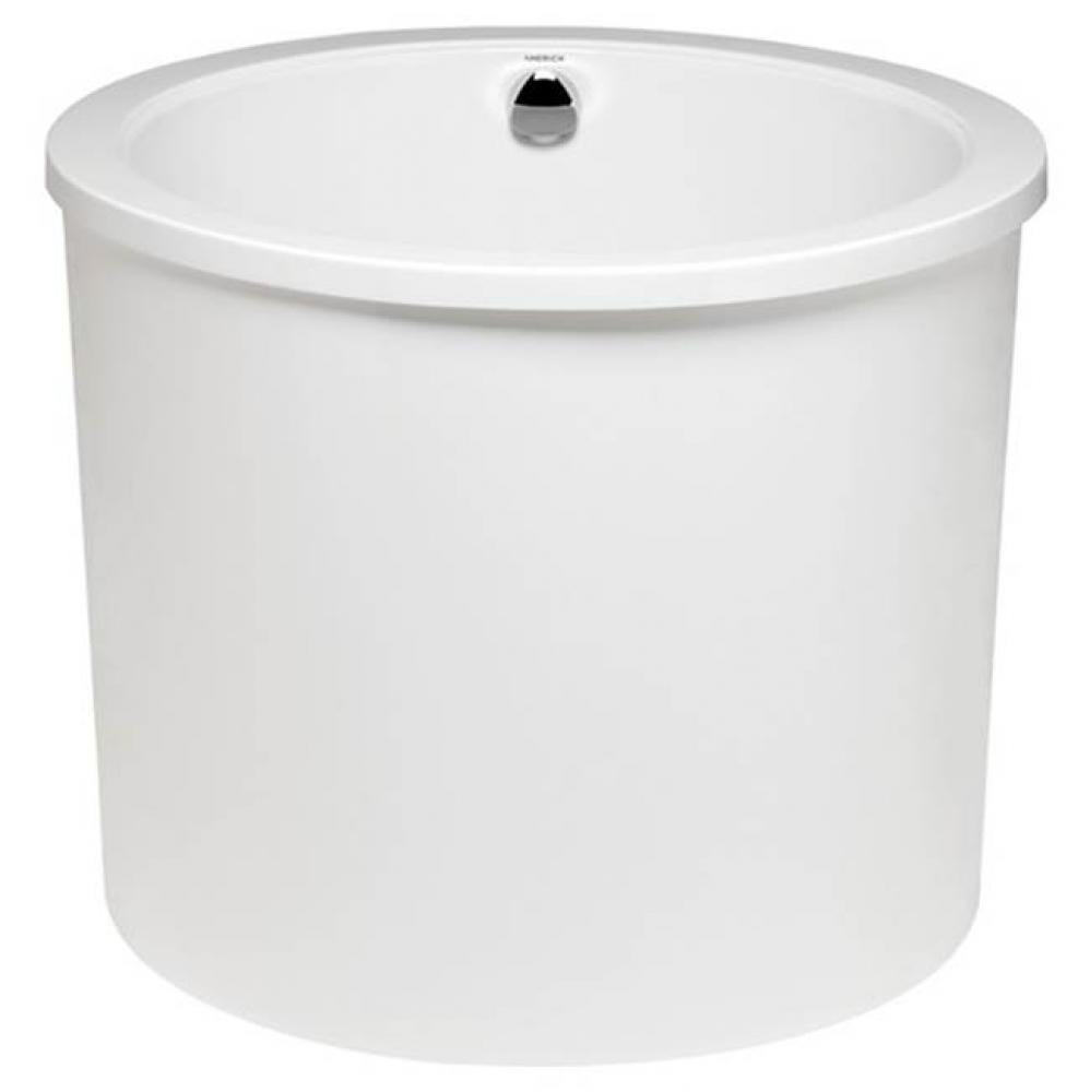 Jacob -  Tub Only / Airbath 2 with integral drain  -  Sterling Silver
