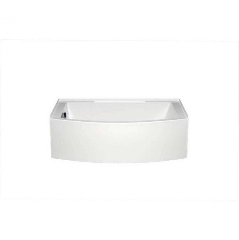 Mezzaluna 6032 Left Hand- Tub Only  -  Bone