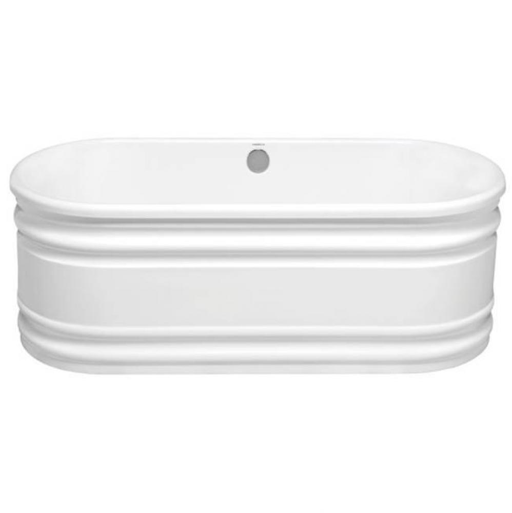 Neena 6632 - Tub Only with integral drain  -  Bone