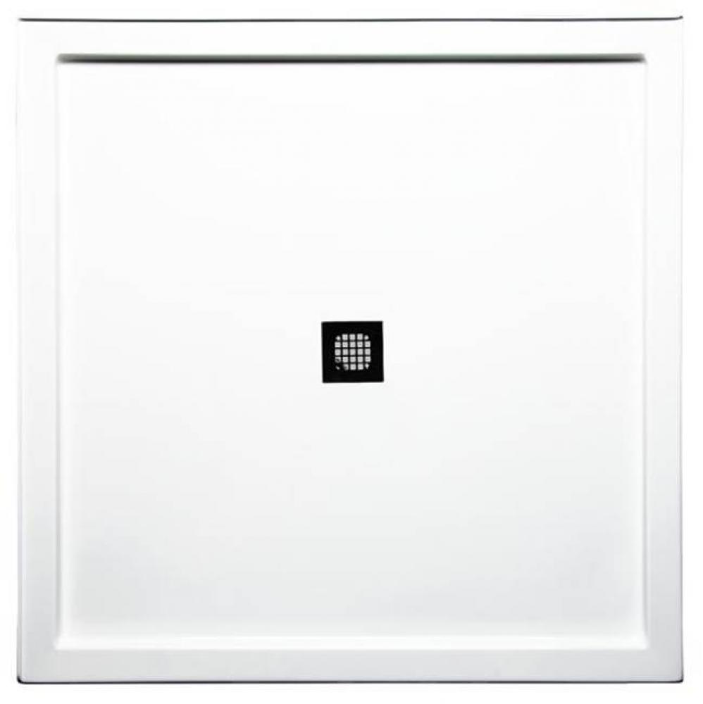 48'' x 48'' Double Threshold DS Base w/Square Drain - Select Color