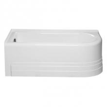 Americh BO6032LLA2-SS - Bow 6032 Left Hand - Luxury Series / Airbath 2 Combo  -  Sterling Silver