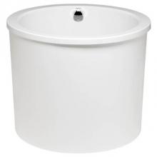 Americh JC4242TA2-SS - Jacob -  Tub Only / Airbath 2 with integral drain  -  Sterling Silver