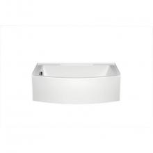 Americh MZ6032PLA2-BO - Mezzaluna 6032 Left Hand- Platinum Series / Airbath Combo 2  -  Bone