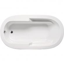 Americh OM7242PA2-WH - Madison Oval 7242 - Platinum Series / Airbath 2 Combo - White
