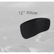 Americh PILL12-BL - 12'' Gel Pillow - Black