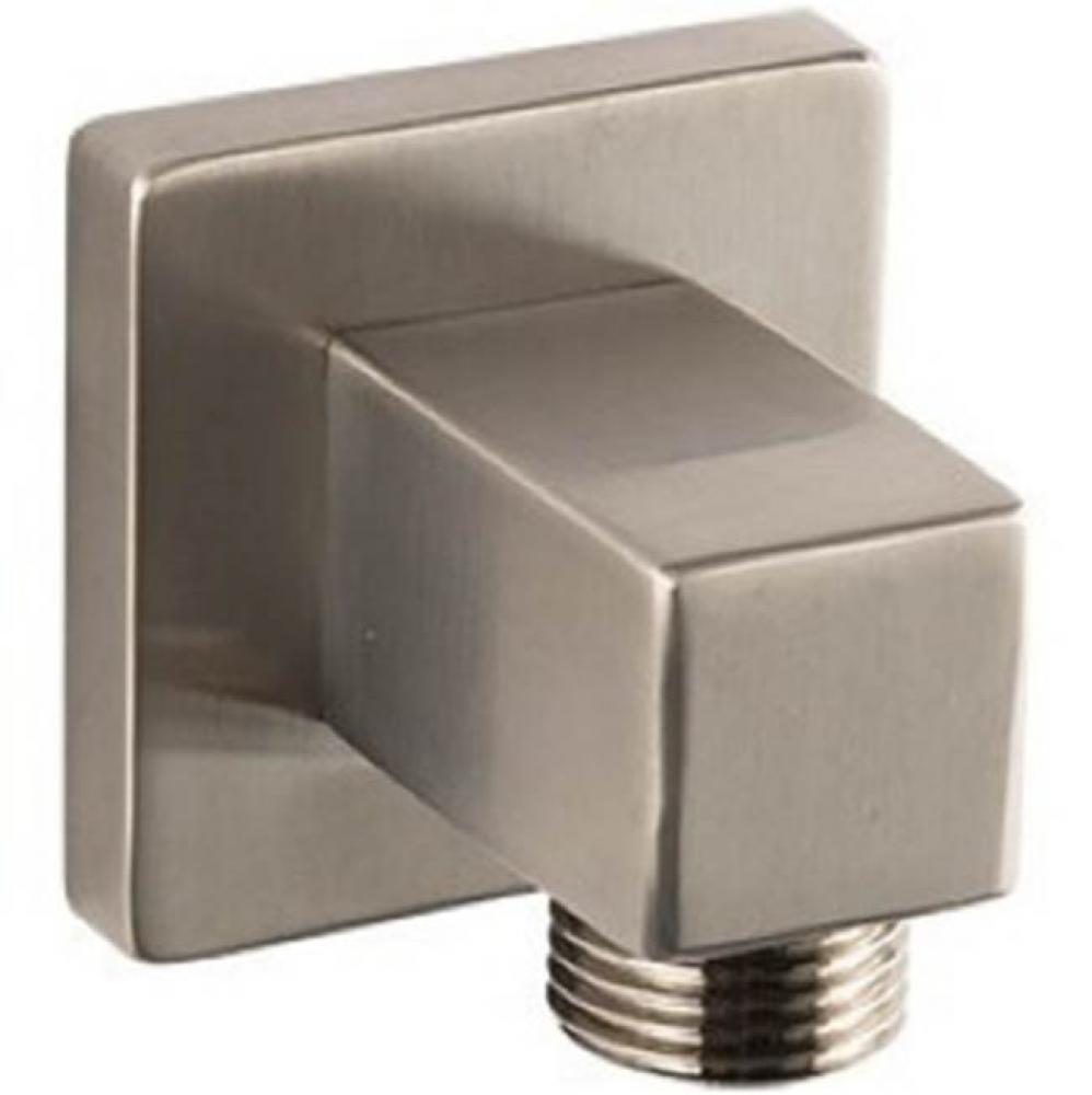 SQU Shower Outlet Elbow Brushed Nickel