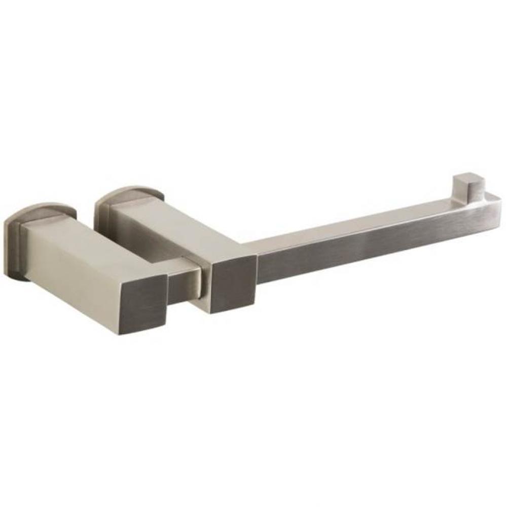 Loft Toilet Paper Holder SQU + Safire Escutcheon Brushed Nickel
