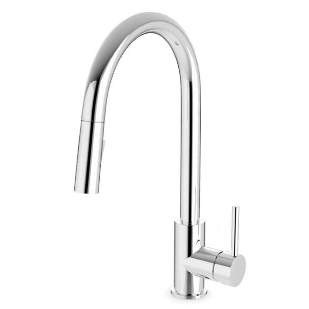 Trova Modern Kitchen Faucet with Pulldown Spray Chrome