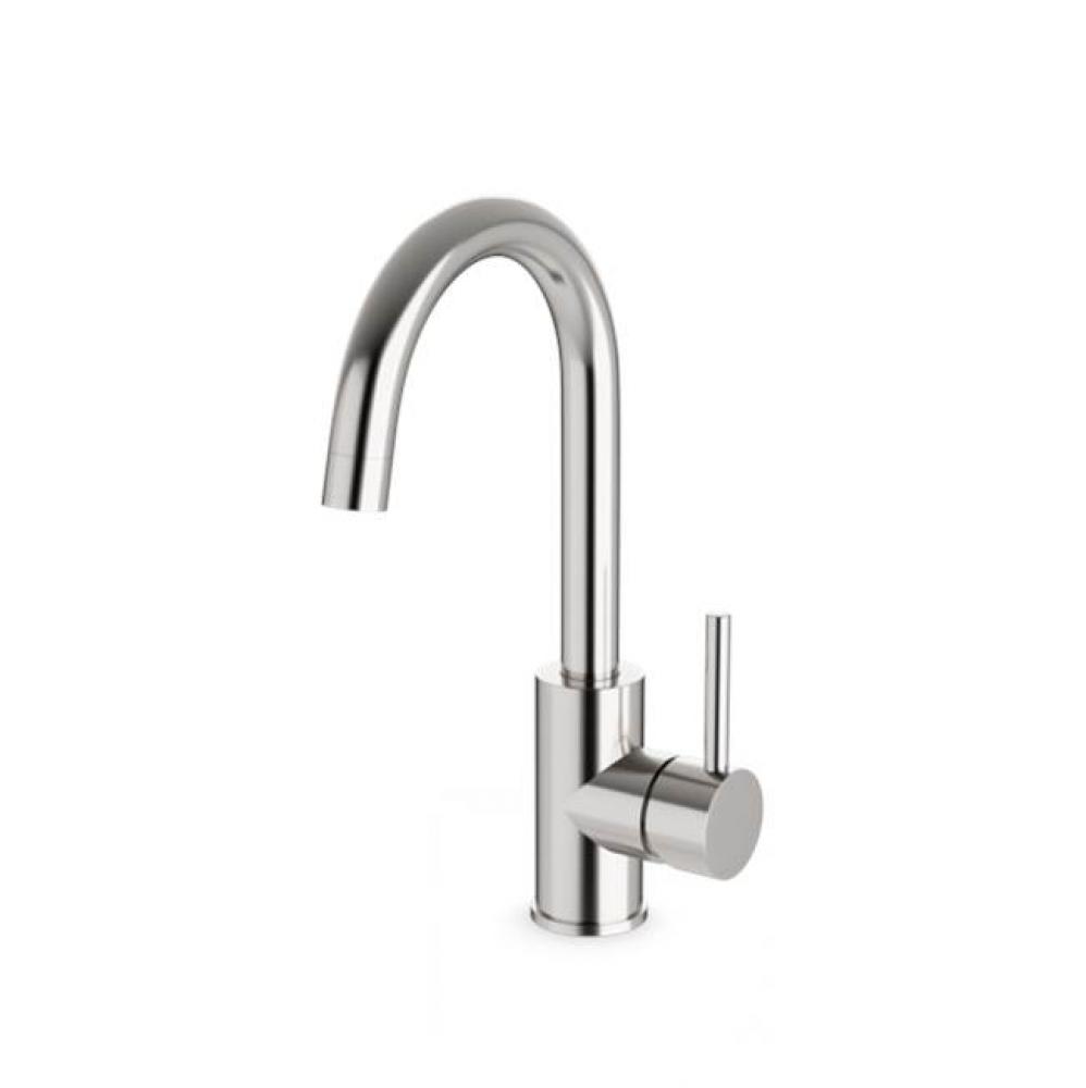 Round Bar Faucet Brushed Nickel