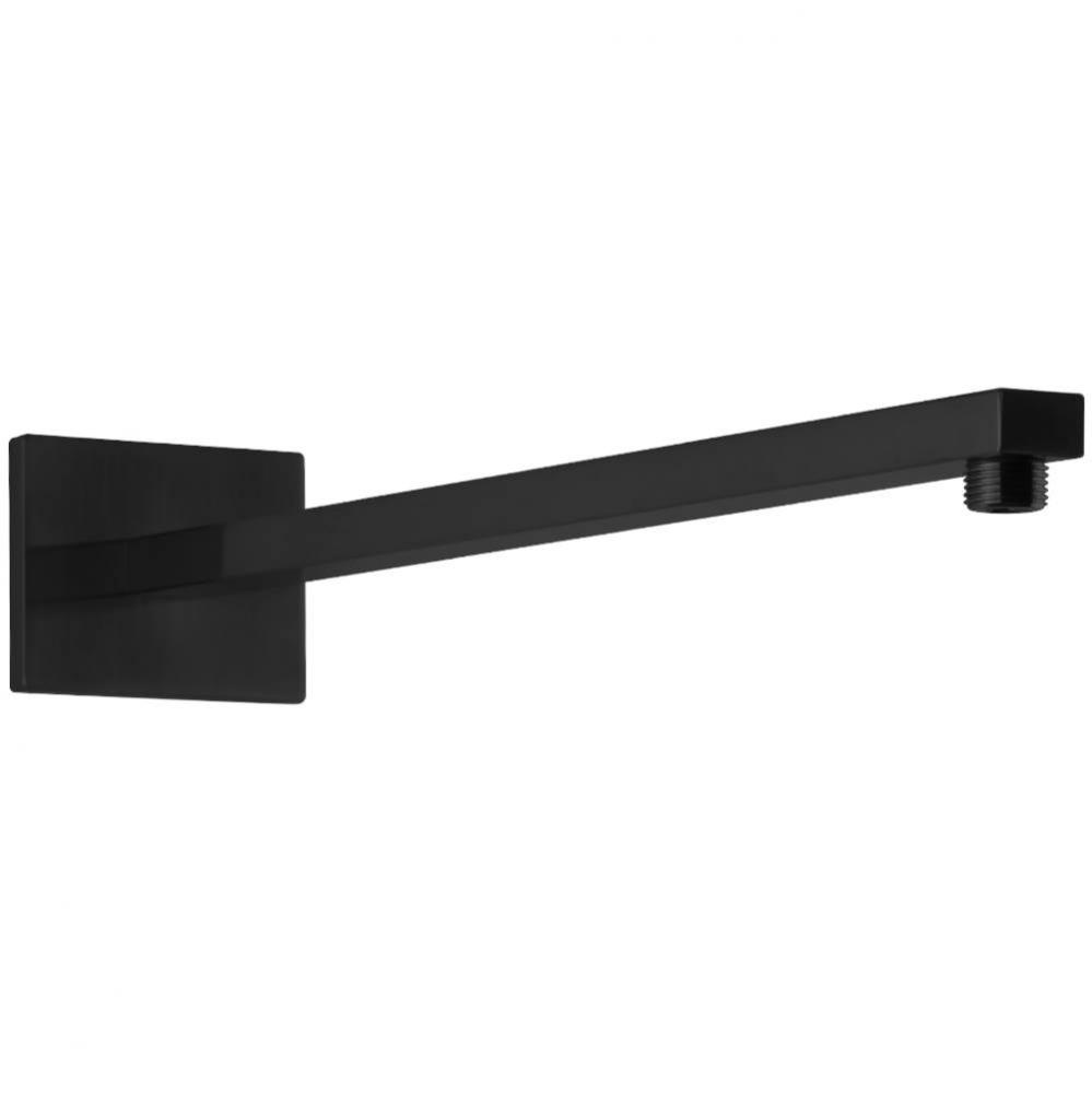 Shower Arm Wall Mount SQU Black