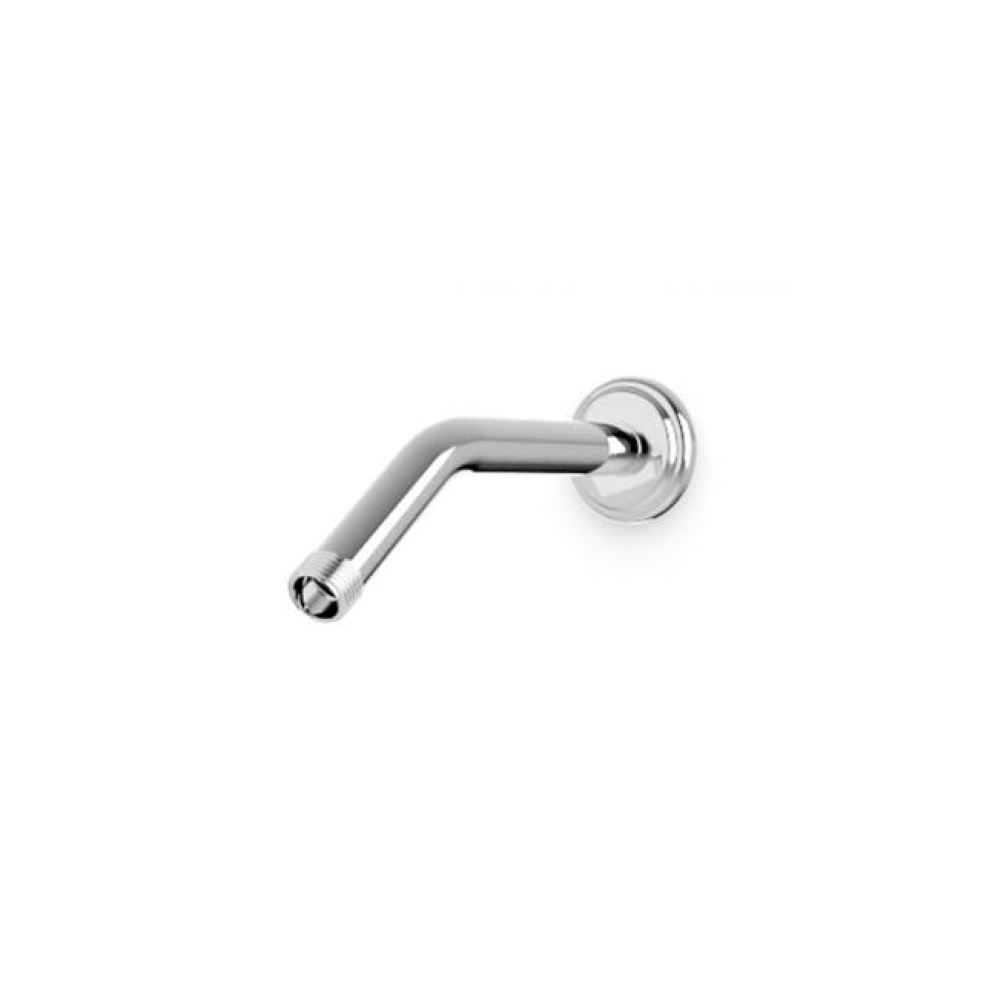 Angled Shower Arm with Classic Escutcheon Chrome