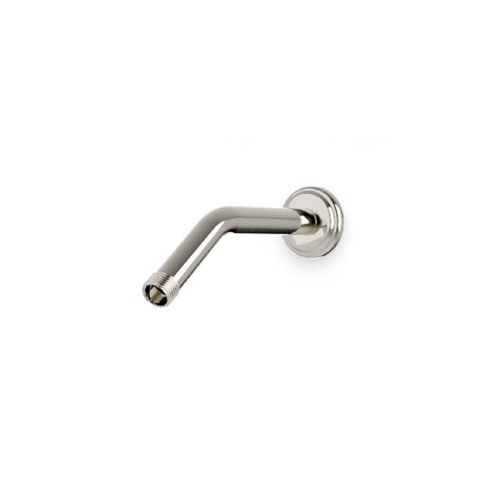 Angled Shower Arm with Classic Escutcheon Polished Nickel
