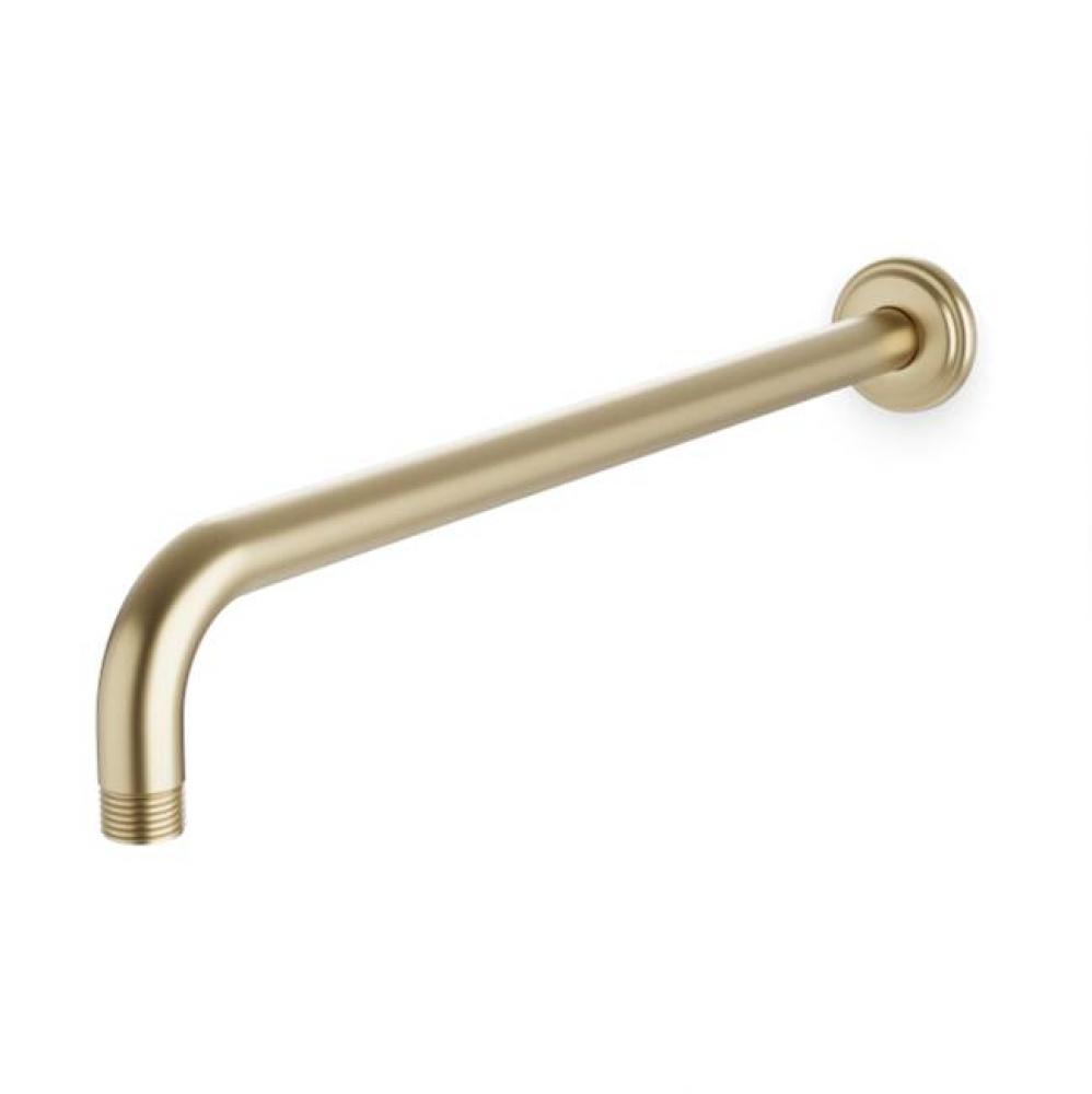 Classic Shower Arm Wall Mounted Satin Brass