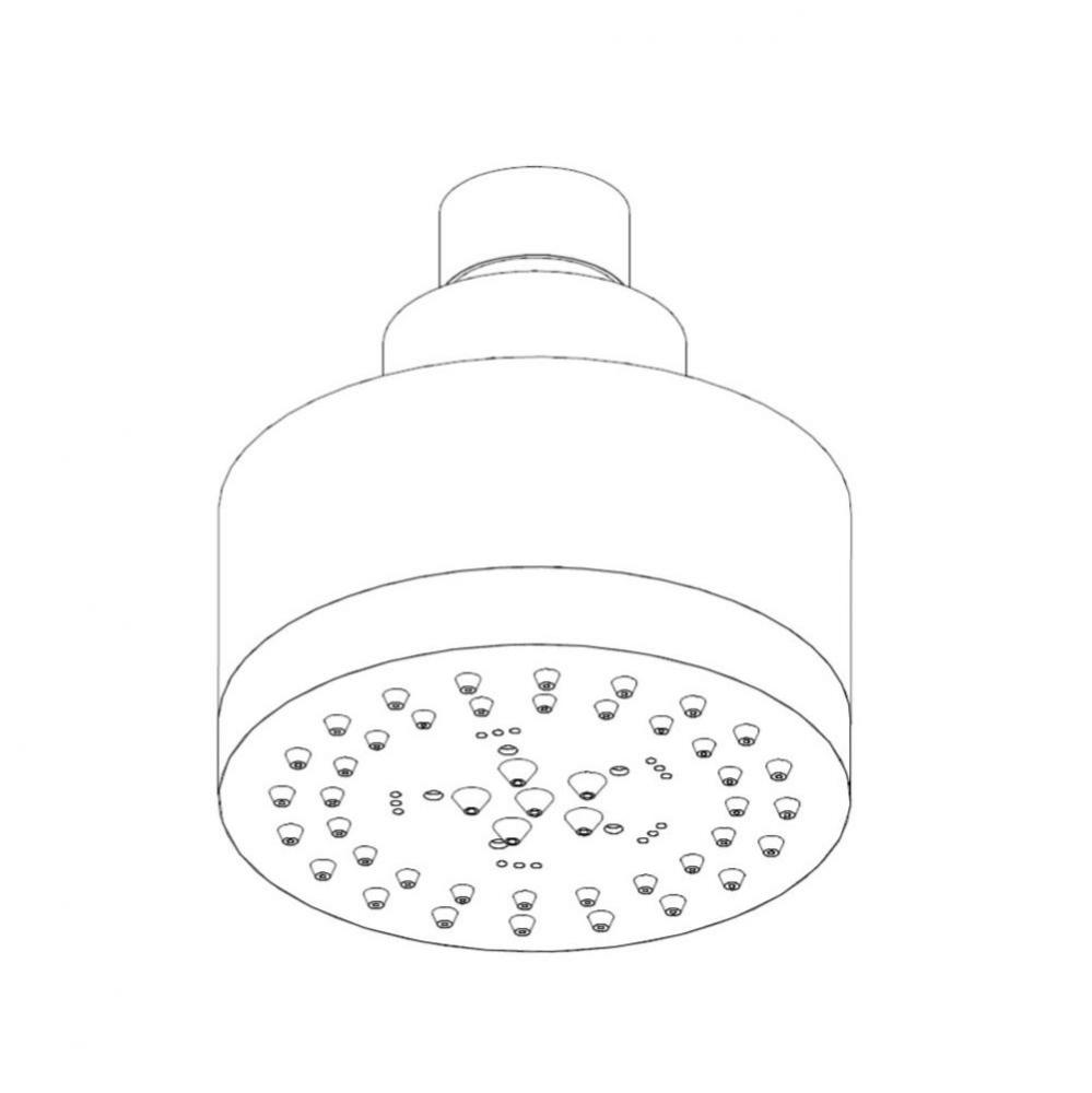 Multi Function Round Showerhead Chrome