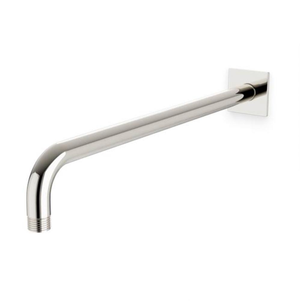 Wall Mount Shower Arm R+S Escutcheon, Polished Nickel