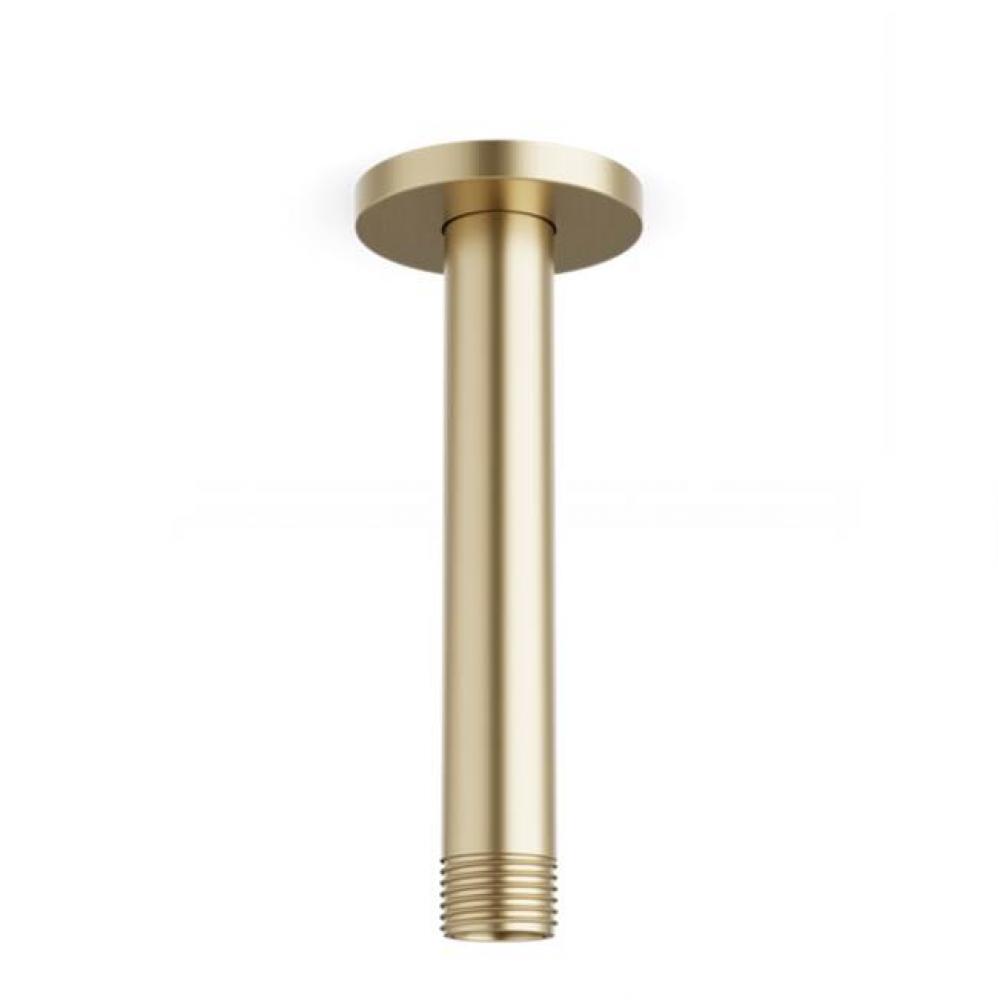 Round 4.75'' Shower Arm Ceiling Mounted Satin Brass