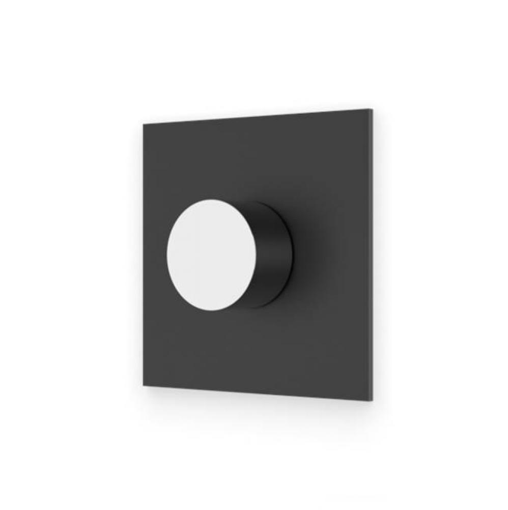 Square & Round Progressive Pressure Balance Mixer Trim Kit Chrome/Matte Black