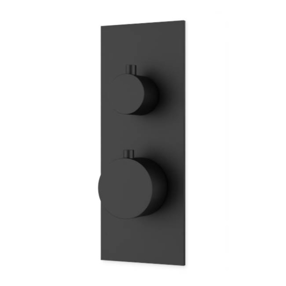 Thermostat with Diverter Trim Kit Linear Black