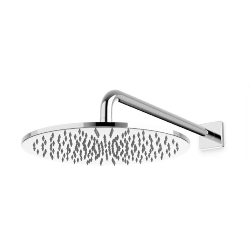 R+S 12'' Shower Rainhead Wall Mount, Chrome