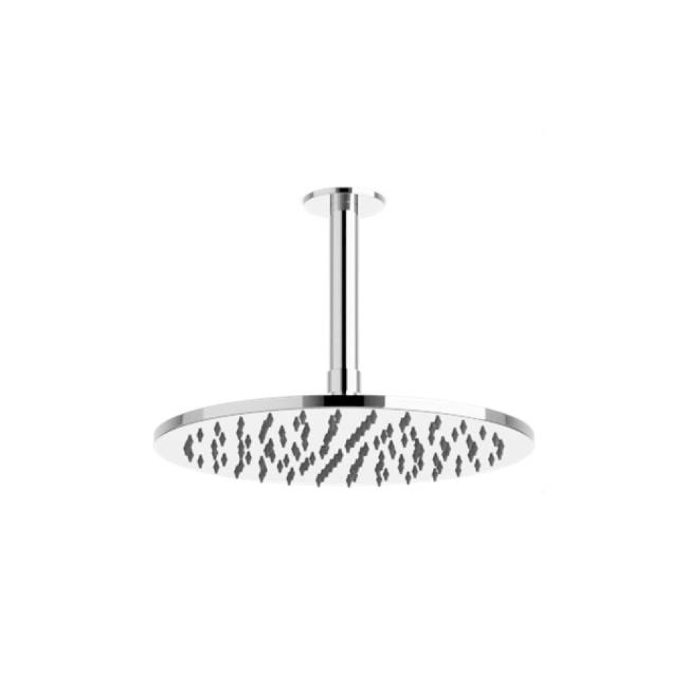 10'' Shower Rainhead Ceiling Mount 4.75'' Arm RND Chrome