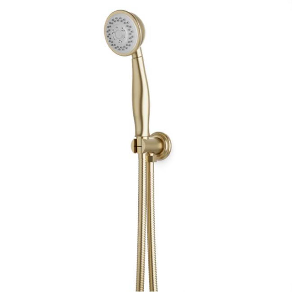 Classic Flexible Hose Shower Kit, Satin Brass