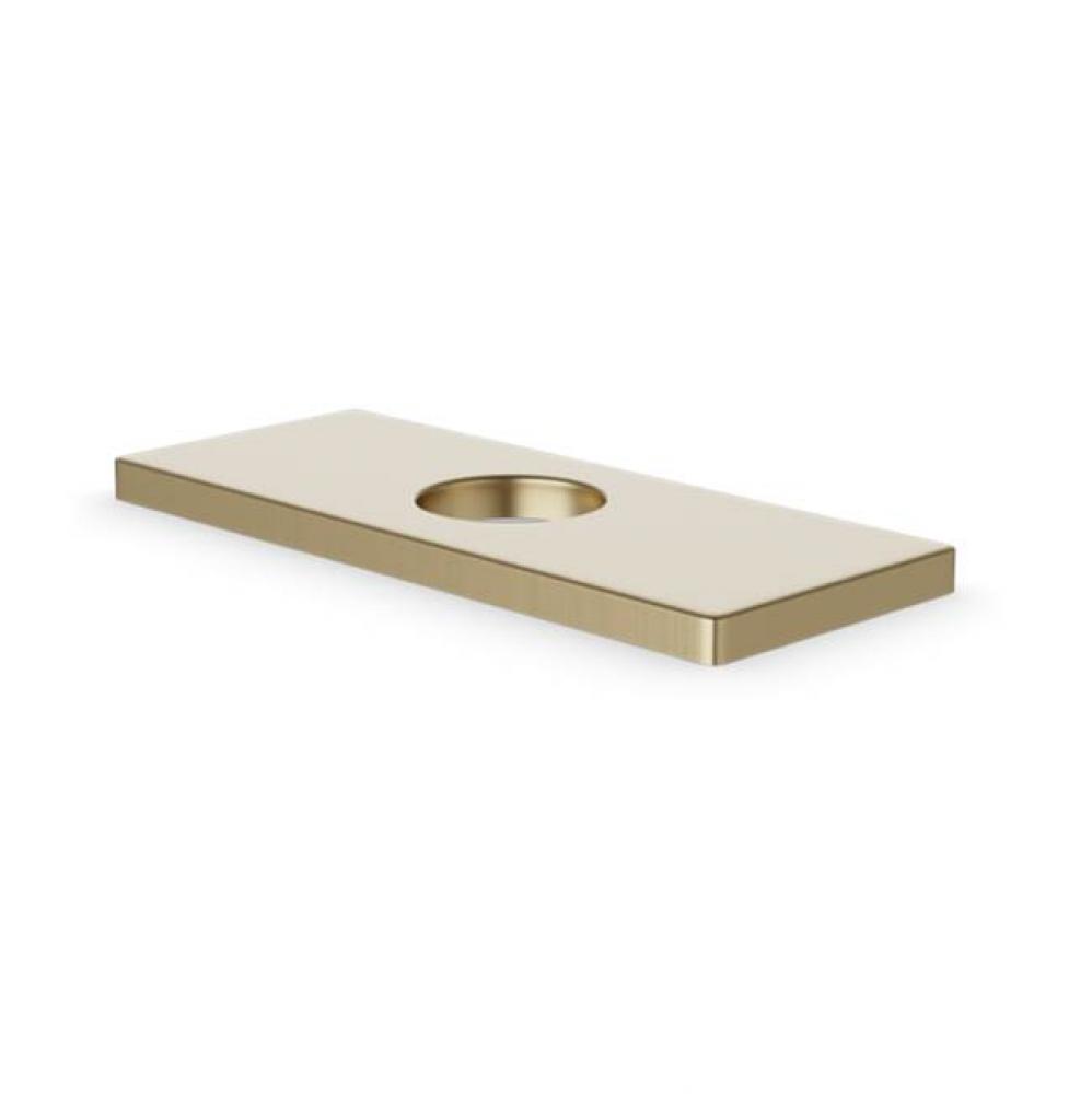 Trova Square 6'' Cover Plate Satin Brass