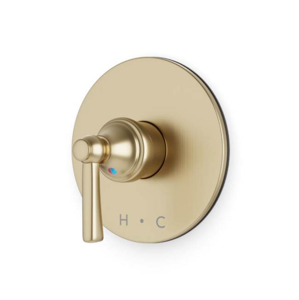 Classic Pressure Balance Mixer Trim Kit Satin Brass