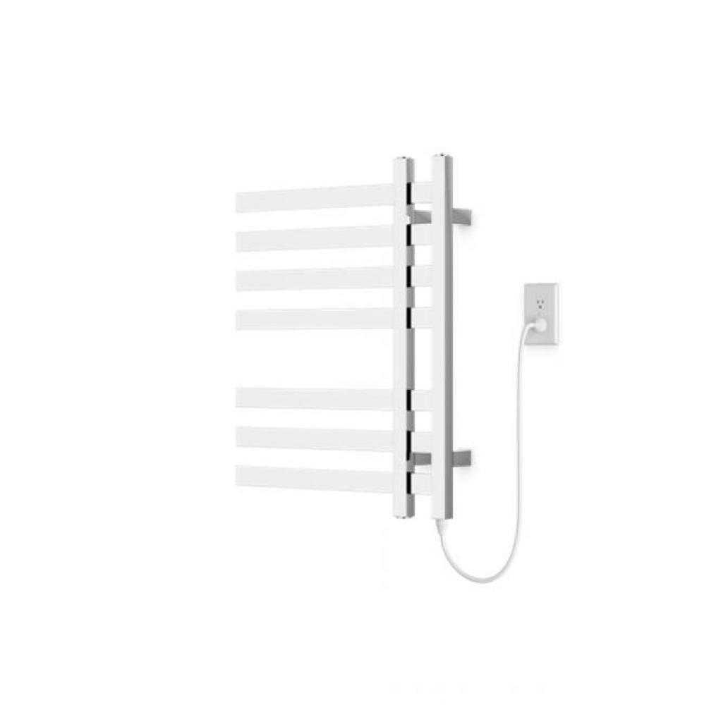 Lioni Square 27'' x 20'' Plug-In Towel Dryer with Hardwire Kit on Right Chrome