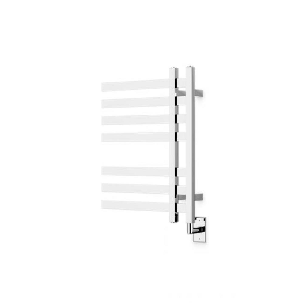 Lioni Square 27'' x 20'' Hardwired Towel Dryer with Hardwire Kit on Right Chro