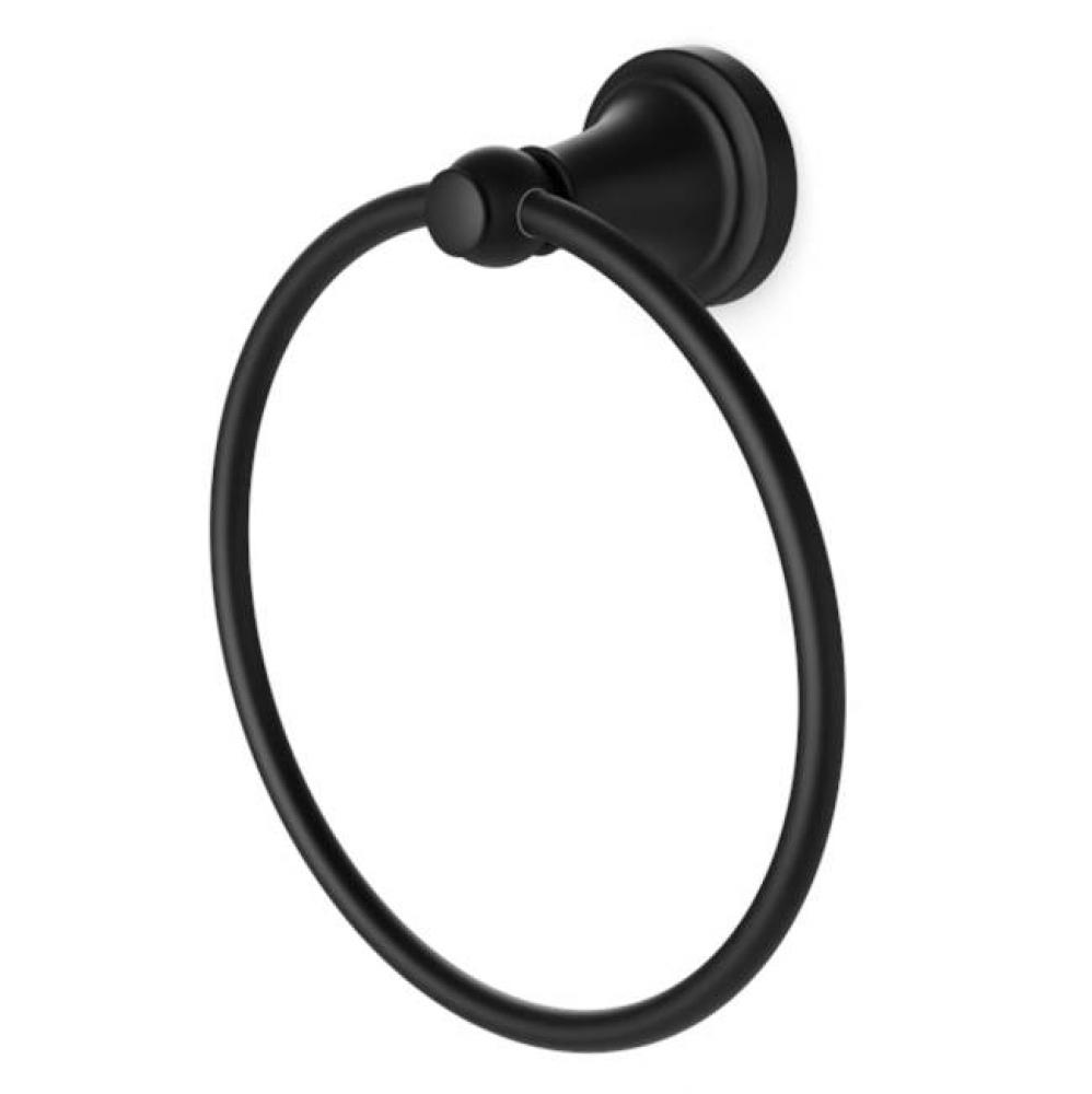 Trova Classic Towel Ring Matte Black