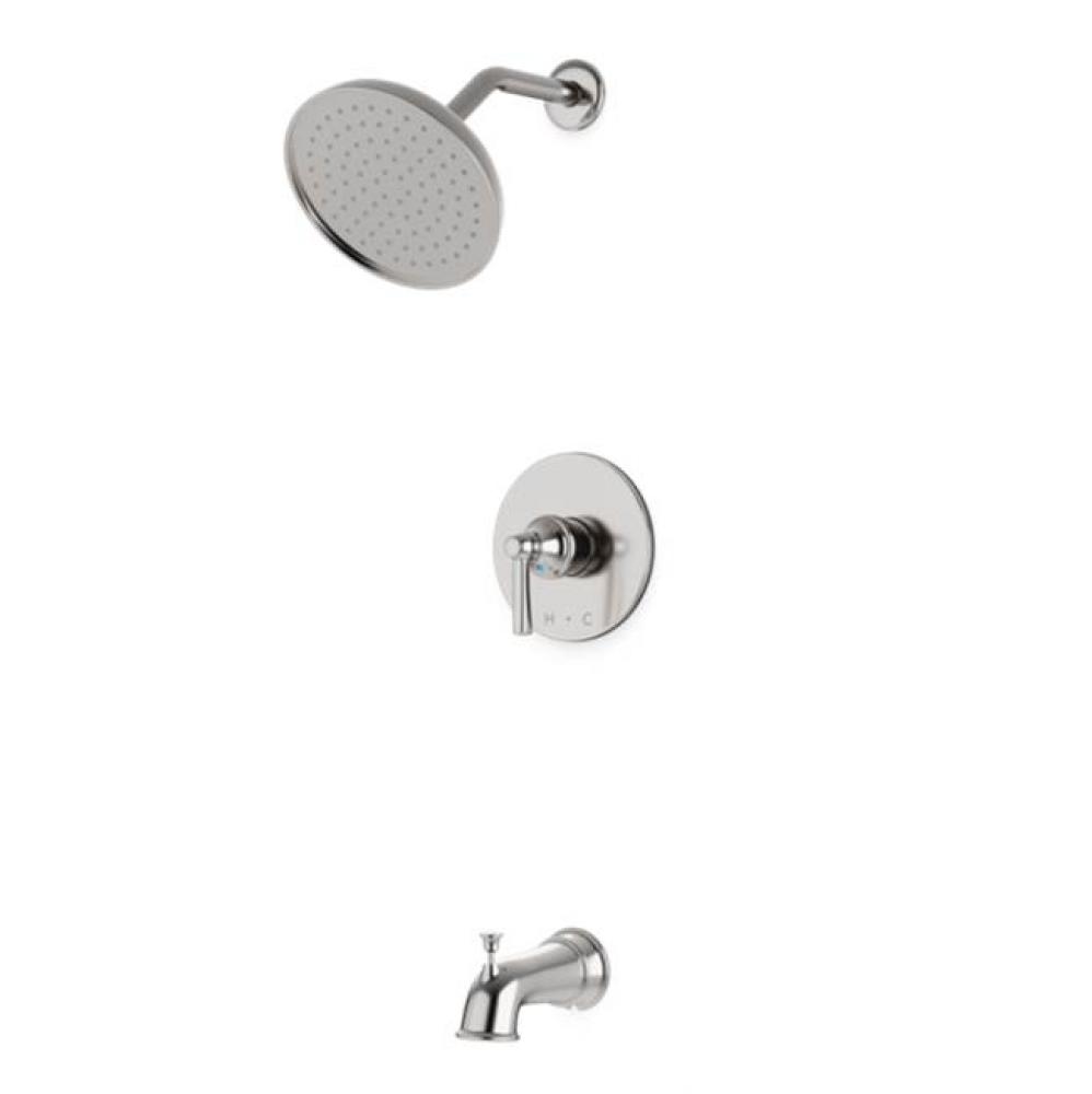 Trova Classic Pressure Balance Tub / Shower Trim Kit Brushed Nickel