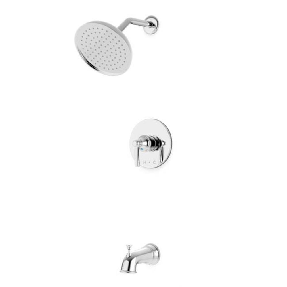 Trova Classic Pressure Balance Tub / Shower Trim Kit Chrome