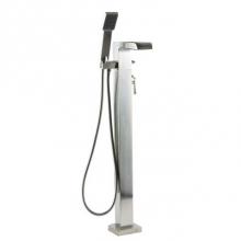 Artos F802A-2TKBN - Kascade Floor Mount Tub Filler with Handshower Brushed Nickel - Trim Kit Only