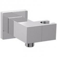 Artos FSC1002CH - Square Shower Outlet Elbow and Holder with Adjustable escutcheon chrome