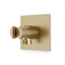 Artos F902-44SB - Shower Outlet Elbow with Hand Shower Holder R + S Satin Brass