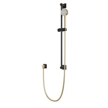 Artos F907-101SBB - Square & Round Slidebar Kit with Separate Water Outlet and Multifunction Hand Shower Satin Bra