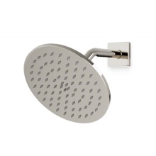 Artos F907-11PN - R+S 8'' Shower Rainhead Wall Mount, Angled Arm, Polished Nickel