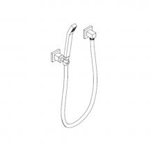 Artos F907-27CH - Milan Flexible Hose Shower Kit with Separate Water Outlet, Chrome