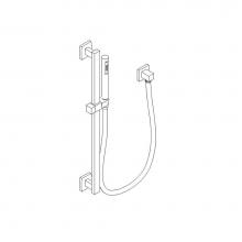 Artos F907-34CH - Otella Flexible Hose Shower Kit with Slide Bar & Separate Water Outlet, Chrome