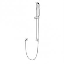 Artos F907-81CH - Square Slidebar Kit with Separate Water Outlet and Hand Shower Chrome