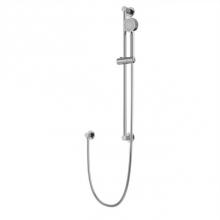 Artos F907-83BN - Round Slidebar Kit with Separate Water Outlet and Multifunction Hand Shower Brushed Nickel