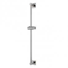 Artos F907-88BN - Slide Bar with Square Escutcheons Brushed Nickel