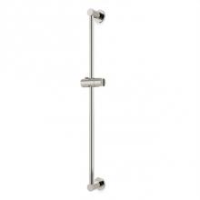 Artos F907-90PN - Slidebar with Round Escutcheons Polished Nickel