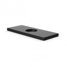 Artos F910-4BK - Trova Square 6'' Cover Plate Matte Black